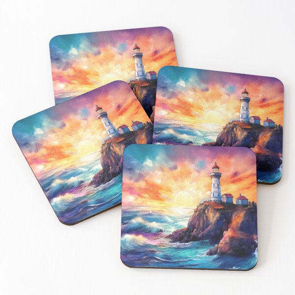 Item preview, Lighthouse at Sunset designed and sold by MystAvalon.