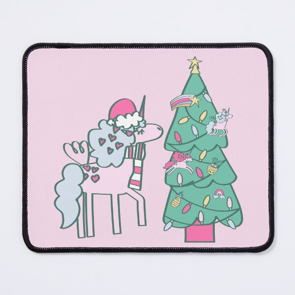Item preview, christmas unicorn santa whimsical winter holiday designed and sold by Gossip Rag.