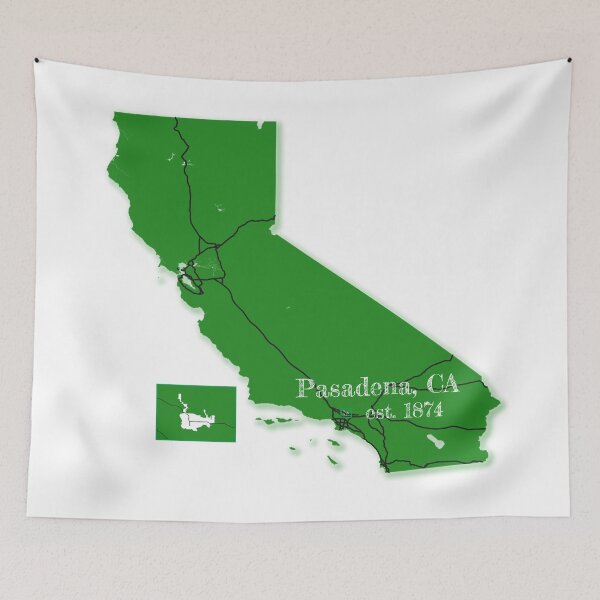 Item preview, Pasadena, CA [Green] designed and sold by PhilbonianDezin.