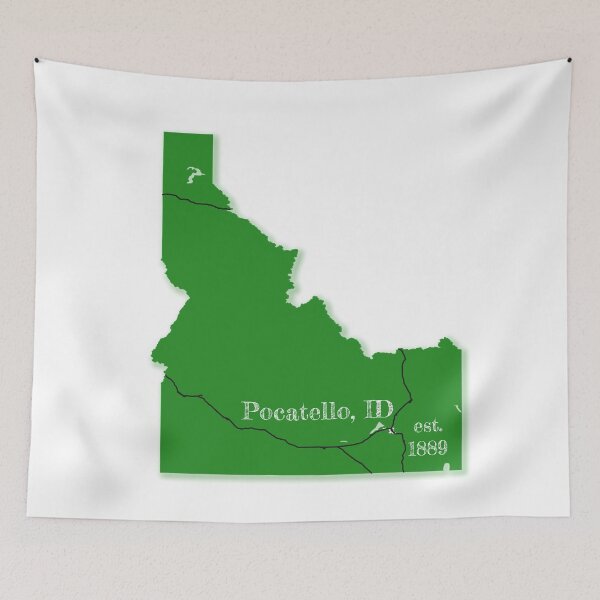Item preview, Pocatello, ID [Green] designed and sold by PhilbonianDezin.