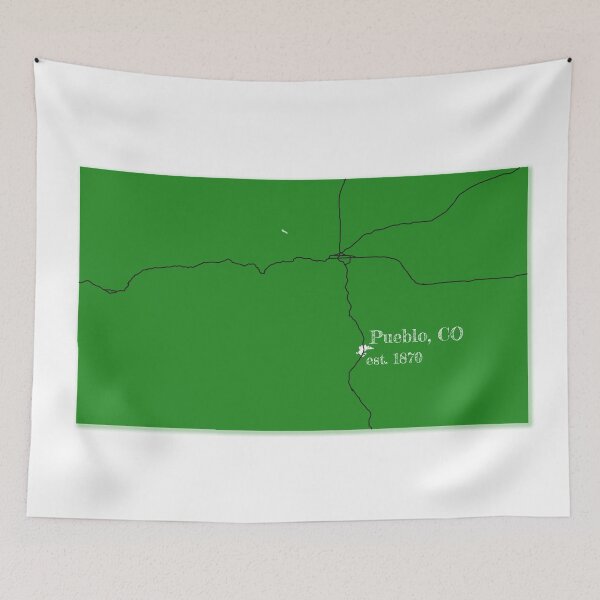 Item preview, Pueblo, CO [Green] designed and sold by PhilbonianDezin.