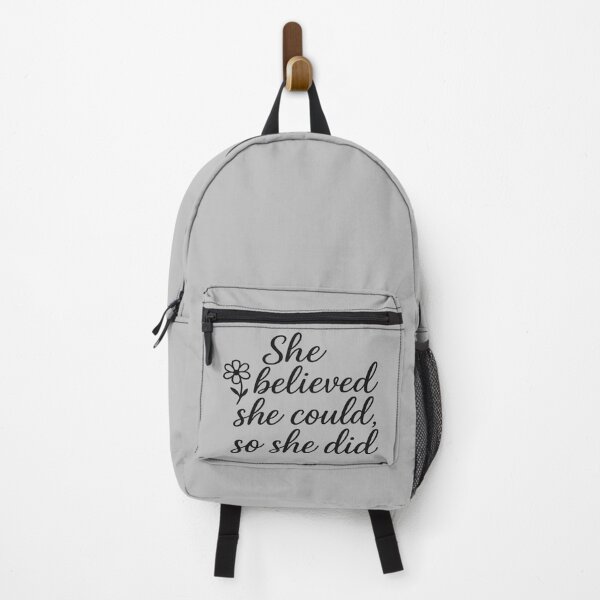Item preview, She Believed She Could, So She Did – Inspirational Feminine Typography designed and sold by ArthUpscale.