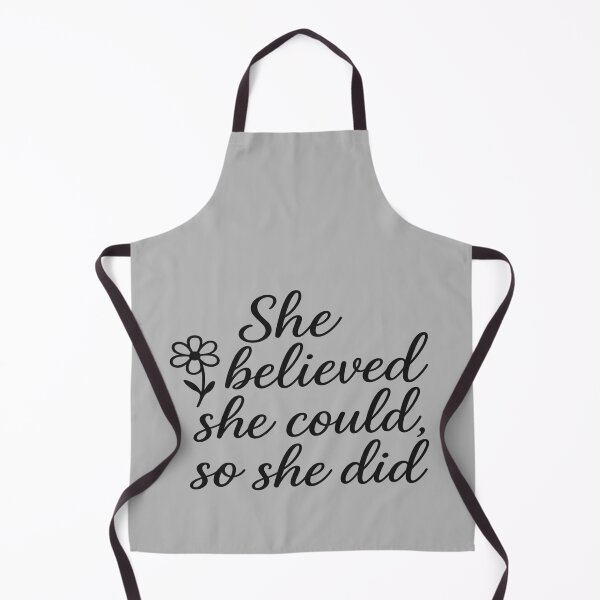Item preview, She Believed She Could, So She Did – Inspirational Feminine Typography designed and sold by ArthUpscale.