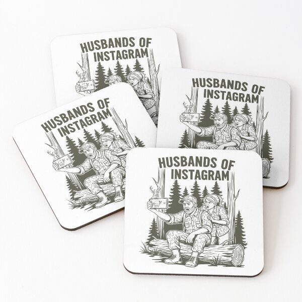Item preview, Husbands of Instagram Hunting Men designed and sold by Salty Thread Co..