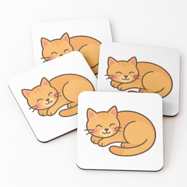 Artikelvorschau, Niedlich, Schlafende Katze, Karikatur entworfen und verkauft von Nuvijo.