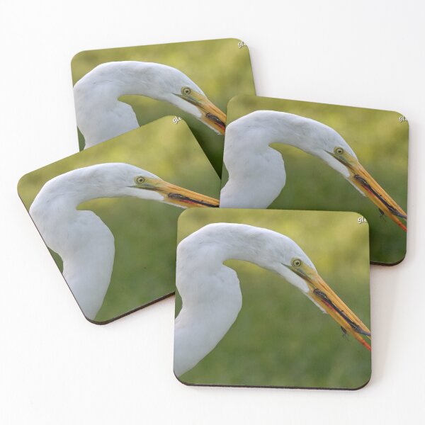 Item preview, Great White Egret feeding  designed and sold by Glennphotos.