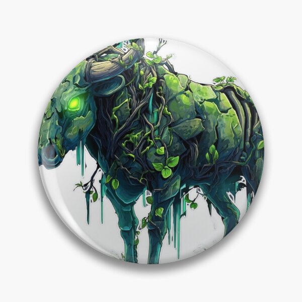 Item preview, Taurus Moon Familiar – The Grave Ox designed and sold by Ghost In Bloom.