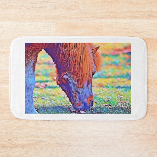 Item preview, Miniature Horse Grazing designed and sold by Bobthebug.