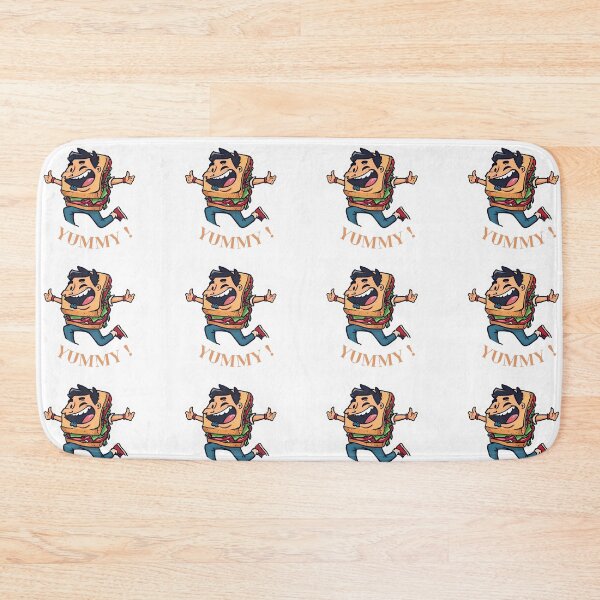Item preview, Sandwich Guy Sticker – Funny Yummy Cartoon Food Design designed and sold by SassyArtist9006.