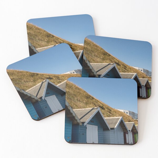 Item preview, Row of beach huts along Sheringham promenade designed and sold by yackers1.