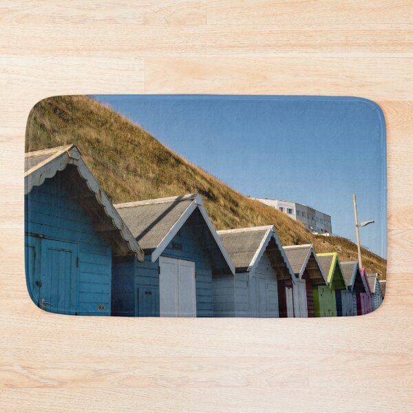 Item preview, Row of beach huts along Sheringham promenade designed and sold by yackers1.