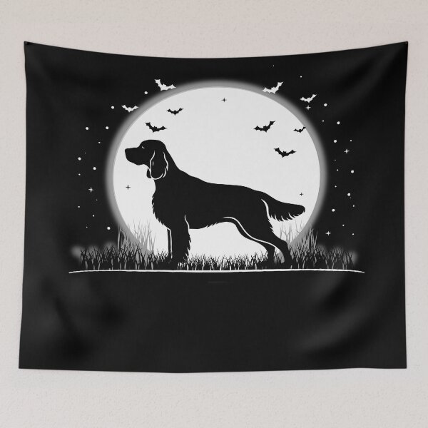 Item preview, Gordon Setter Dog – Halloween Moon Silhouette designed and sold by The Real Life Symphony.