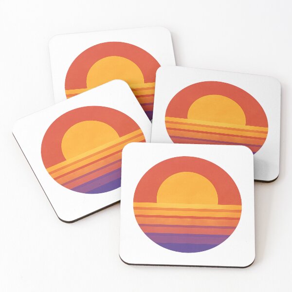 Item preview, Retro Sunset Above Sea Minimalist designed and sold by Nuvijo.