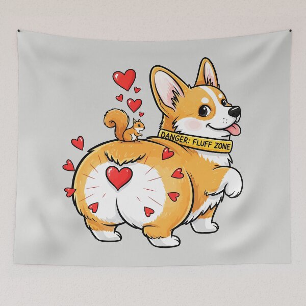 Item preview, Corgi Booties Make Me Smile designed and sold by Amir Faysal.