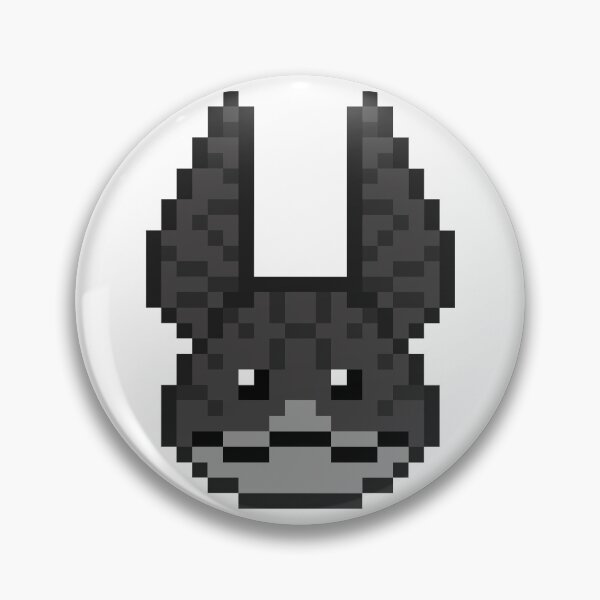 Item preview, Tooka-Loth cat pixel art (dark grey) designed and sold by DoodleSnake58.