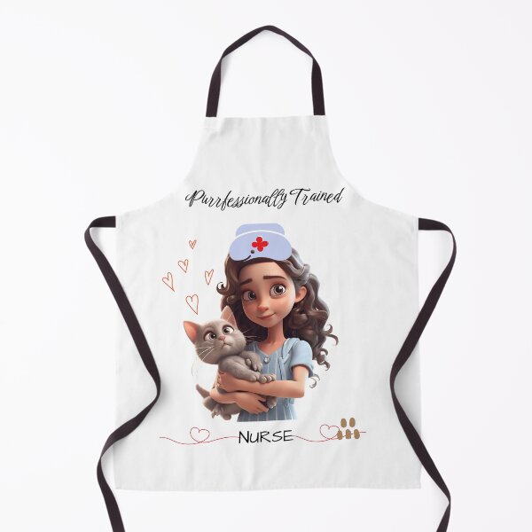 Item preview, Purrfessionally Trained Nurse. designed and sold by EvaKlein68.
