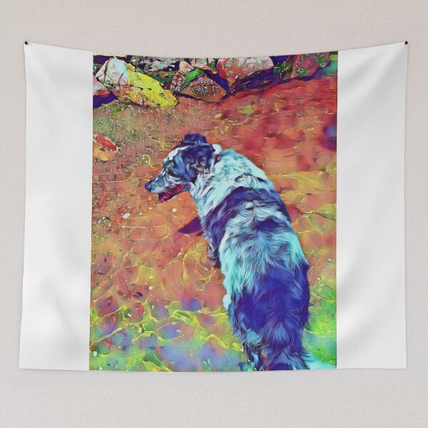 Item preview, Dog playing in the water designed and sold by Bobthebug.