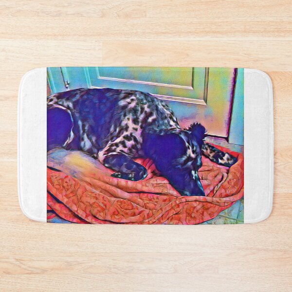 Item preview, Dog on a blanket designed and sold by Bobthebug.