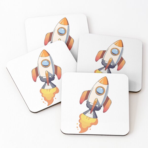 Item preview, Cartoon Rocket Illustration designed and sold by Nojom-.