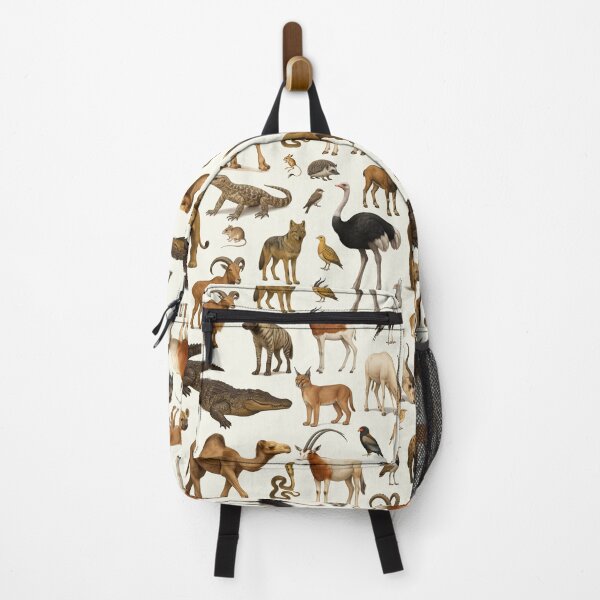 Item preview, Animals of the Sahara Desert Illustration Chart Wildlife designed and sold by kakarikihill.