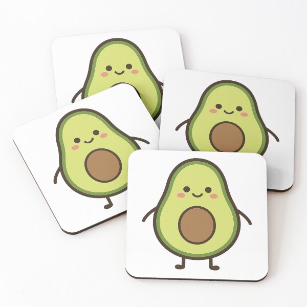 Item preview, Cute Green Kawaii Avocado designed and sold by Nuvijo.