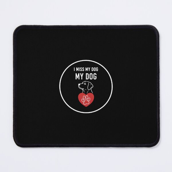 Item preview, I Miss My Dog Paw Print Heart designed and sold by DesignsDominus.