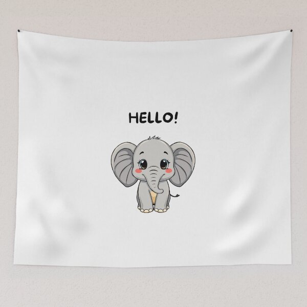Item preview,  Hello September elephant designed and sold by Sweet-radhia.