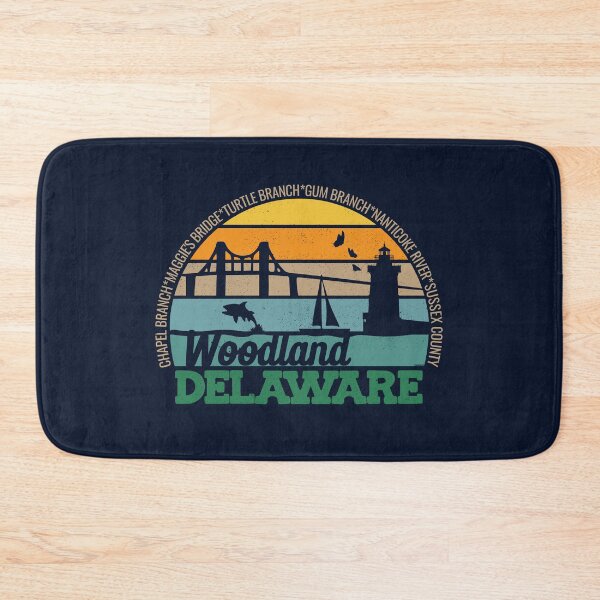 Item preview, Woodland Delaware Retro Sunset Local Pride Logo  designed and sold by CRHPOD20.