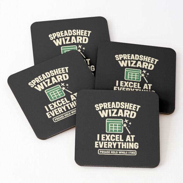 Item preview, Spreadsheet Wizard - I Excel at Everything Retro Tee designed and sold by Work Life Tees.