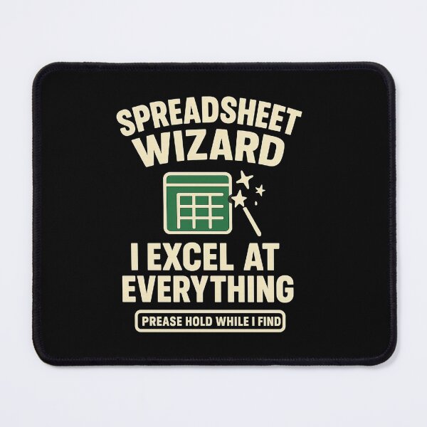 Item preview, Spreadsheet Wizard - I Excel at Everything Retro Tee designed and sold by Work Life Tees.