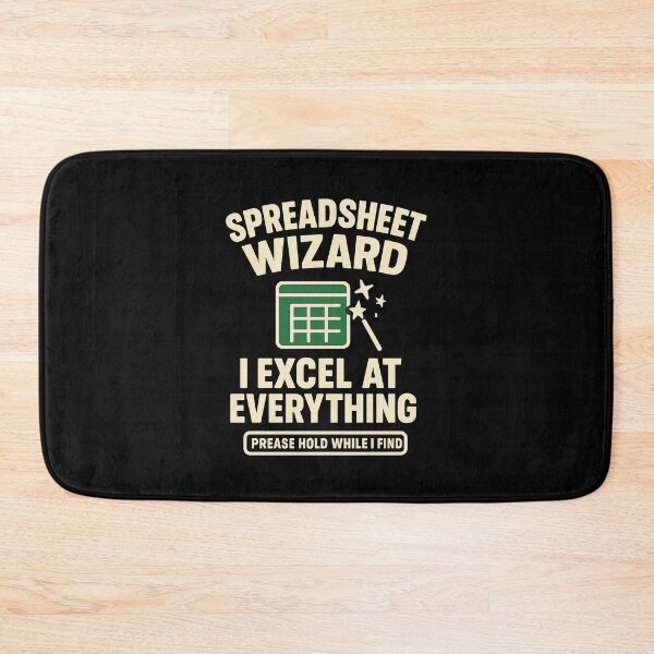 Item preview, Spreadsheet Wizard - I Excel at Everything Retro Tee designed and sold by Work Life Tees.