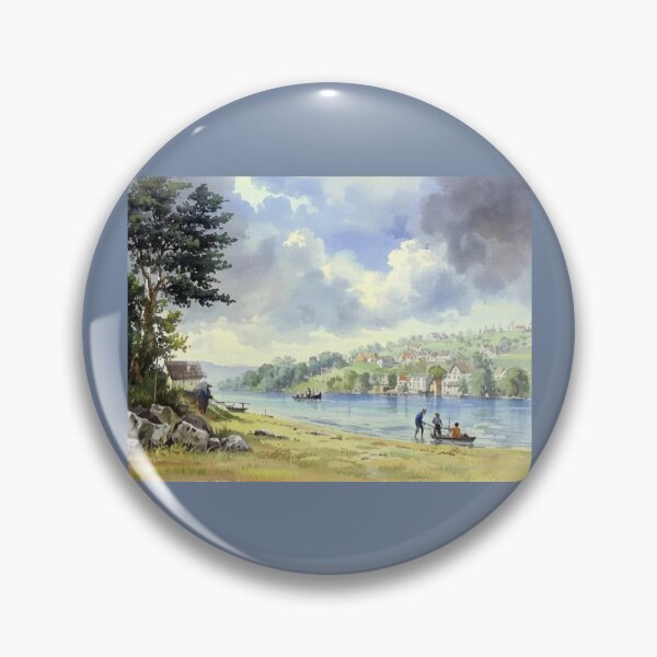 Item preview,  East Portlemouth and Salcombe（Watercolour + AI） designed and sold by artsmeow.