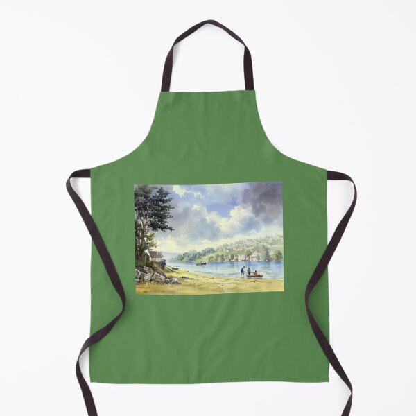 Item preview,  East Portlemouth and Salcombe（Watercolour + AI） designed and sold by artsmeow.