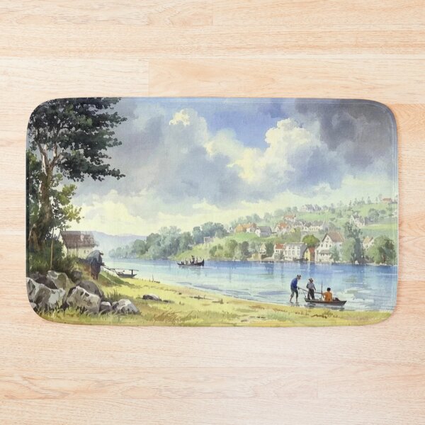 Item preview,  East Portlemouth and Salcombe（Watercolour + AI） designed and sold by artsmeow.