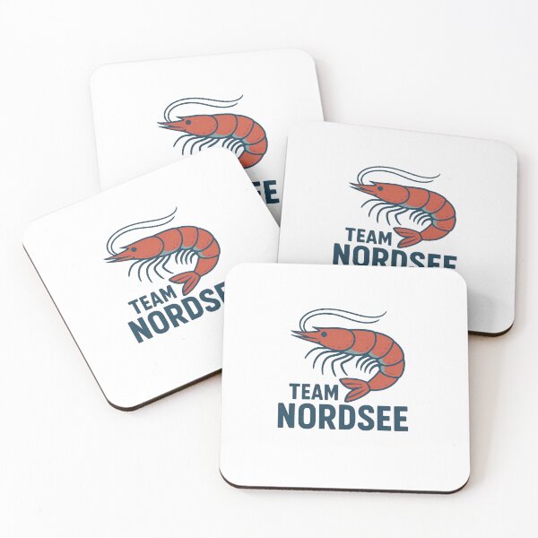 Item preview, Retro North Sea Shrimp – Maritime Vintage Design “Team North Sea” designed and sold by Fies-und-Fein.
