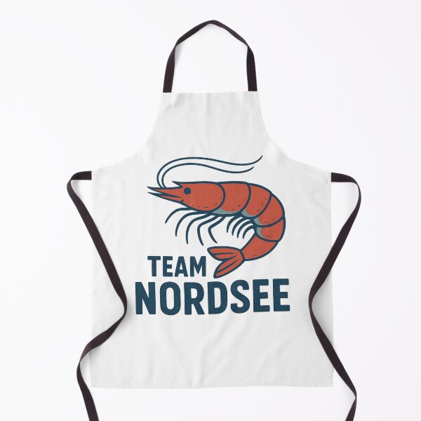 Item preview, Retro North Sea Shrimp – Maritime Vintage Design “Team North Sea” designed and sold by Fies-und-Fein.