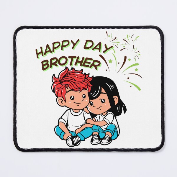 Item preview, HAPPY DAY BROTHER designed and sold by stickersrafisa.