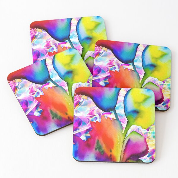 Item preview, Colorful watercolor flowers designed and sold by AnnabellaRh.
