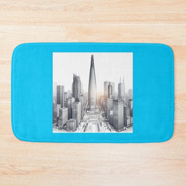 Item preview, Lotte World Tower Seoul 3D Sketch Series,   designed and sold by PaintMeWorld.