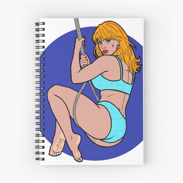 Item preview, Blue Bikini Swing Pinup designed and sold by SolefulStickers.