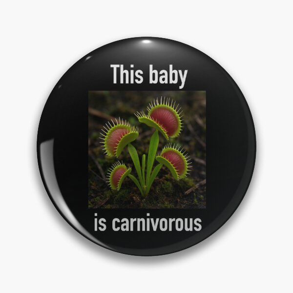 Item preview, This baby is carnivorous - Venus flytrap pun designed and sold by creativevandal.