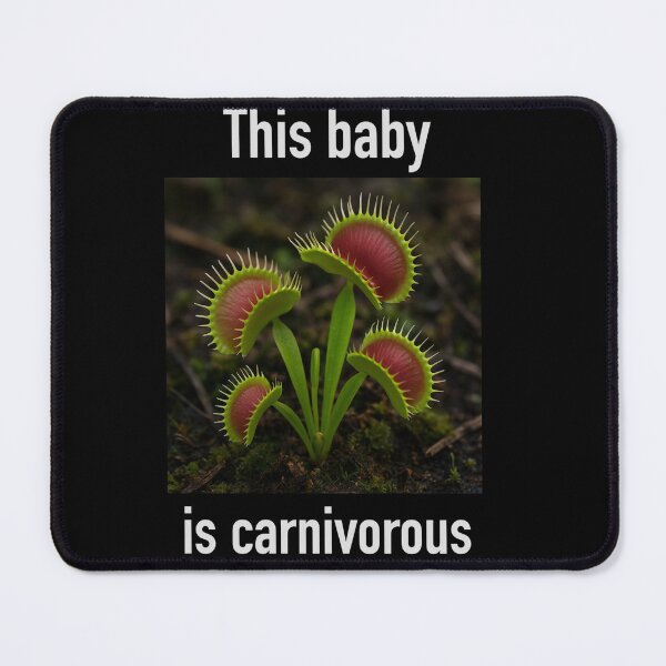 Item preview, This baby is carnivorous - Venus flytrap pun designed and sold by creativevandal.