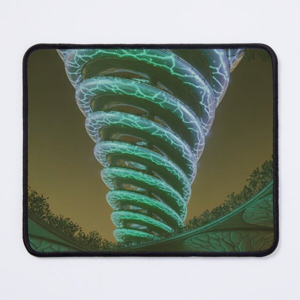 Item preview, "Bio-Engineered Futuristic City – Organic Sci-Fi Artwork" designed and sold by Fruzbt.