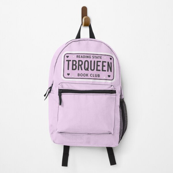Item preview, TBR QUEEN License Plate Sticker – Cute Book Lover Aesthetic Design for Readers designed and sold by theliteraryedit.