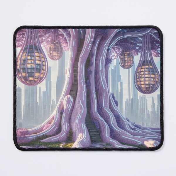 Item preview,  "Bio-Engineered Futuristic City – Organic Sci-Fi Artwork" designed and sold by Fruzbt.
