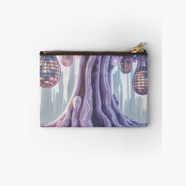 Item preview,  "Bio-Engineered Futuristic City – Organic Sci-Fi Artwork" designed and sold by Fruzbt.