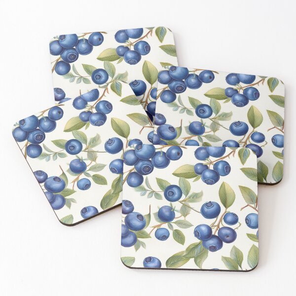 Item preview, Cute VIntage Blueberry Pattern Print designed and sold by Feral Confetti.