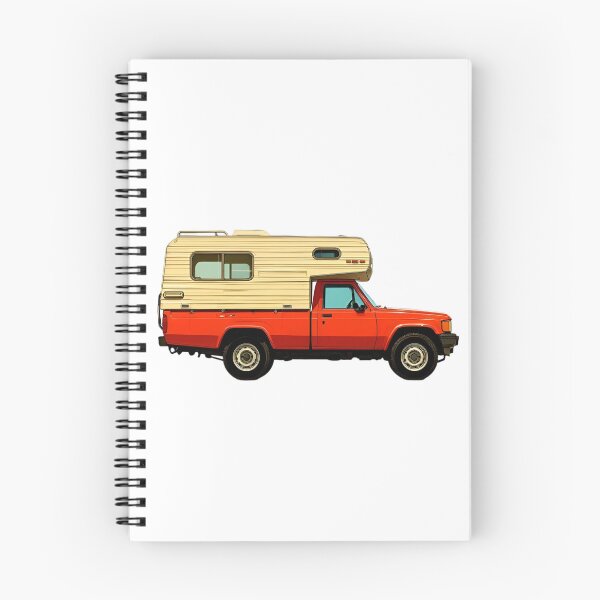 Item preview, Retro Camper Truck Illustration designed and sold by tomkaz77studio.