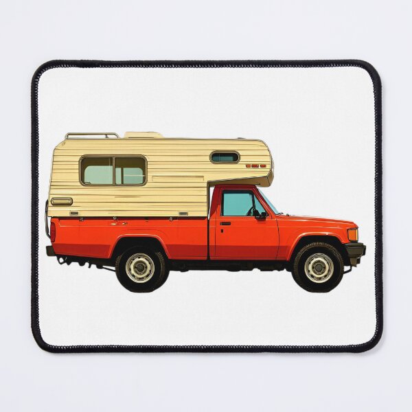 Item preview, Retro Camper Truck Illustration designed and sold by tomkaz77studio.