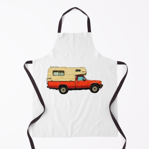Item preview, Retro Camper Truck Illustration designed and sold by tomkaz77studio.